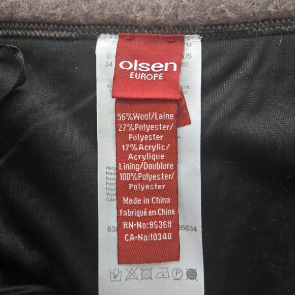 Olsen Europe Wool Blend Suit • Blazer + Skirt • Size US 2 - Picture 10 of 13